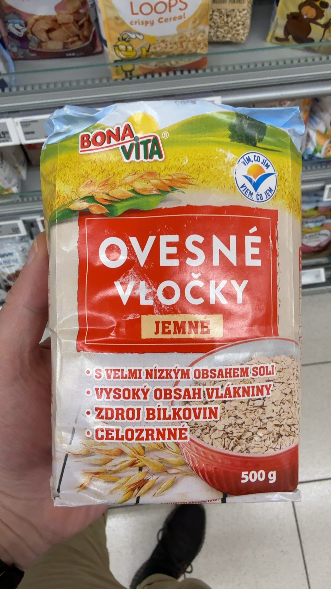 Ovesné vločky jemné