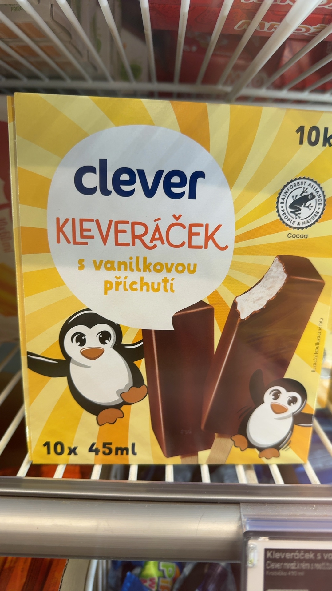 Kleveráček s vanilkovou příchutí