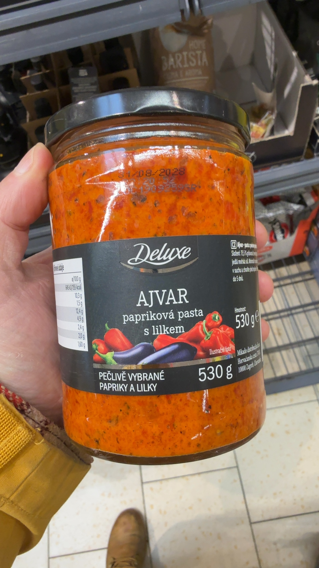 Ajvar papriková pasta s lilkem