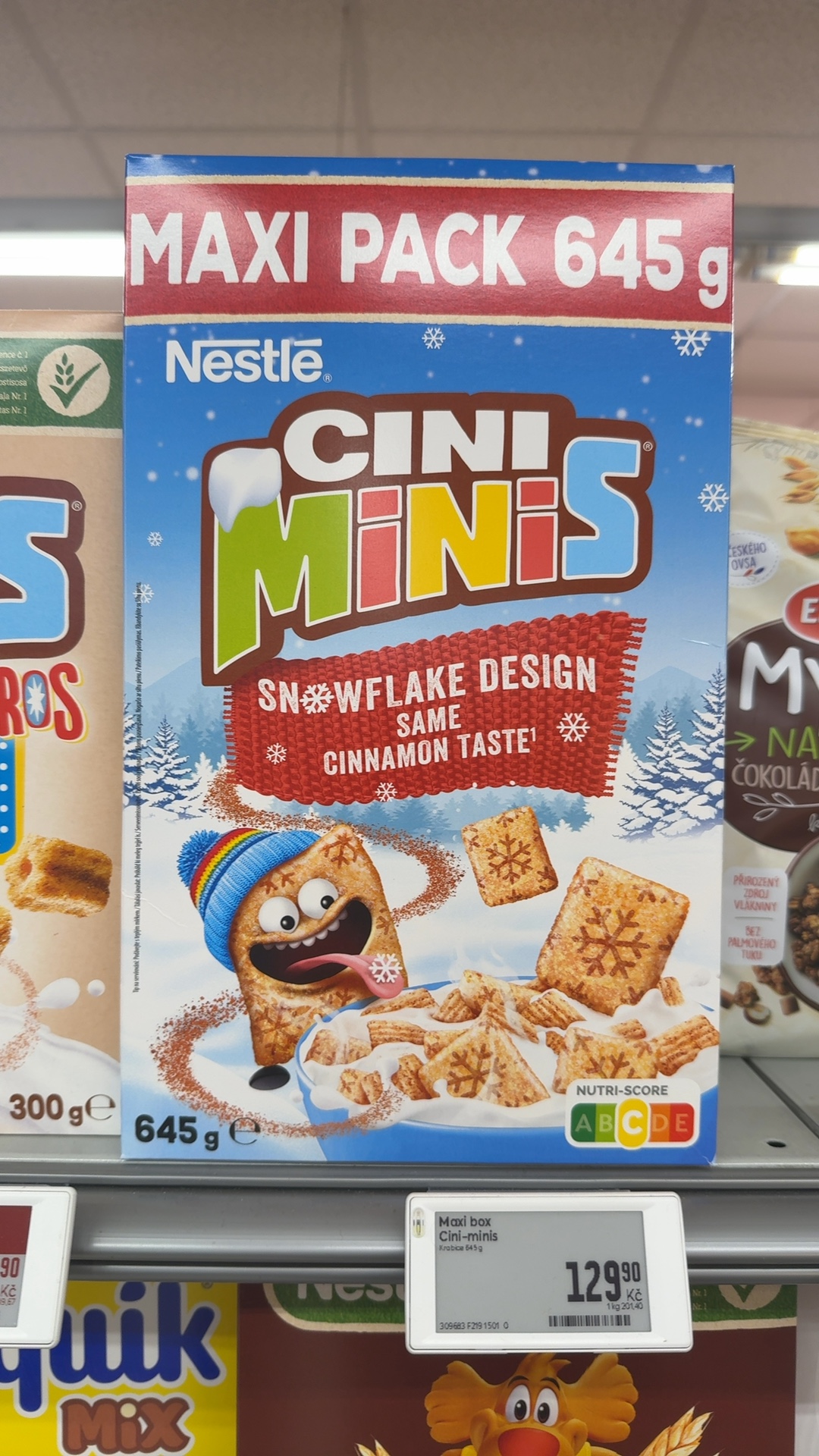 Nestlé Cini Minis Maxi Pack Sněhová vločka